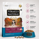 FÓRMULA NATURAL SUPER PREMIUM LIFE CÃES ADULTOS PORTES MÉDIO E GRANDE FRANGO E LINHAÇA
