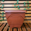 VASO QUADRADO G INPLAST 12,5 LITROS TERRACOTA