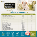 FÓRMULA NATURAL SUPER PREMIUM LIFE CÃES FILHOTES PORTES MINI E PEQUENO FRANGO E MAÇÃ