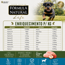 FÓRMULA NATURAL SUPER PREMIUM LIFE CÃES FILHOTES PORTES MÉDIO E GRANDE SABOR FRANGO E MAÇÃ