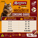 MAGNUS PREMIUM TODO DIA GATOS ADULTOS SABOR MIX CARNE E FRANGO