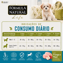 FÓRMULA NATURAL SUPER PREMIUM LIFE CÃES FILHOTES PORTES MINI E PEQUENO FRANGO E MAÇÃ