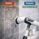 Escova 9 Em 1 Recarregável De Limpeza Ajustável Janela Banheiro Cozinha Multifuncional Sem Fio
