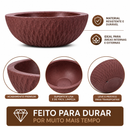 VASO BACIA SICILIA CAFÉ 12 TERRANO AFORT PREMIUM RESISTENTE UV MODERNO E ELEGANTE